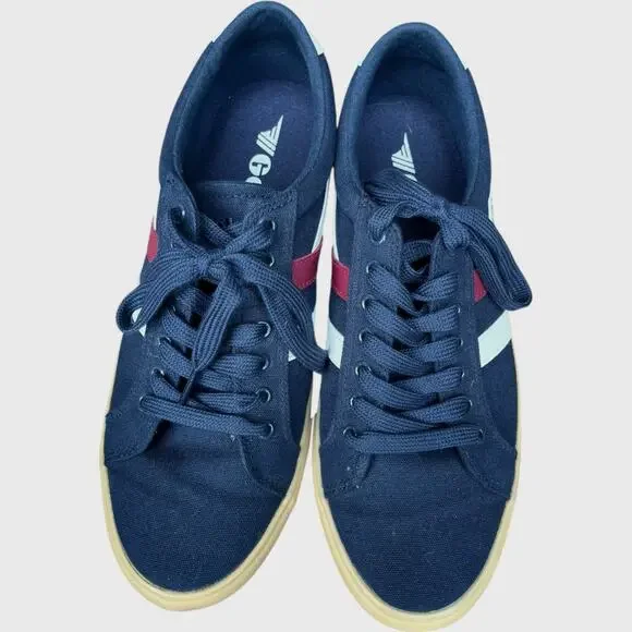 Gola Varsity Sneaker TrainerMens 10, Navy / GumCMA331 EUC display picture 2